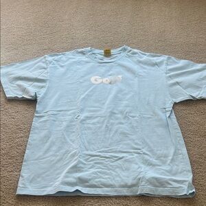 Golf Wang Tyler the Creator Light Blue Graphic T-Shirt.  Size L. EUC
